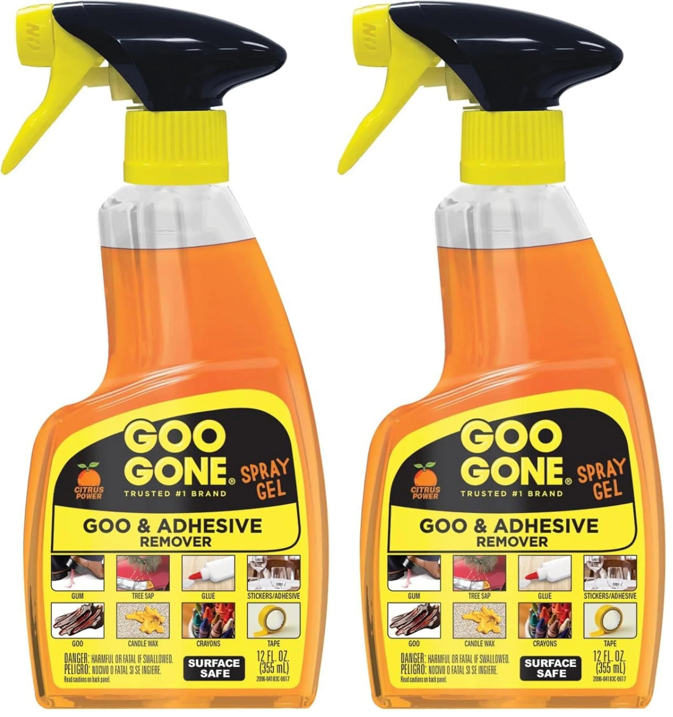 Goo Gone Adhesive Remover Original Spray Gel 710ml (24 Fl Oz) | Removes Gum, Grease, Tar, Stickers, Labels, Tape Residue - main product image