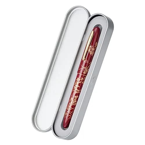HONG DIAN N23 Red Rabbit Fountain Pen Long Blade Medium Nib Gold Trim | Smooth Writing Instrument thumbnail 3