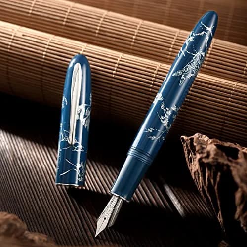 HONG DIAN N23 Blue Rabbit Fountain Pen Extra Fine Nib 0.4mm | Smooth Writing Instrument thumbnail 7