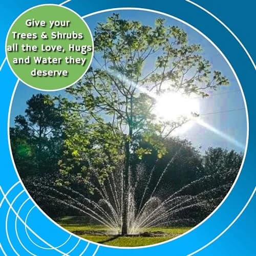 Tree Hugger Sprinkler 360° Outward Spray Tree Watering Ring 7 Inch | Targeted Root Zone Hydration for Trees thumbnail 6