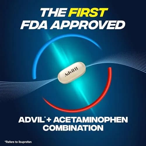 HALEON Advil Dual Action Caplets 216 | 8-Hour Pain Relief with Ibuprofen & Acetaminophen thumbnail 8