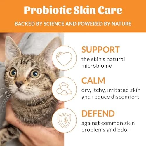 SKOUT'S HONOR Probiotic Cat Shampoo and Conditioner - Honeysuckle, 16 oz | Natural, 97% Organic, Hydrating & Cruelty-Free thumbnail 4