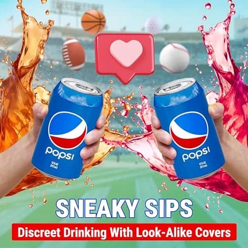 BeerSkin Silicone Can Covers that Look Like Soda 12 oz (355 ml) - 1 Pack | Fun Beverage Insulator for Parties & Outdoors thumbnail 4