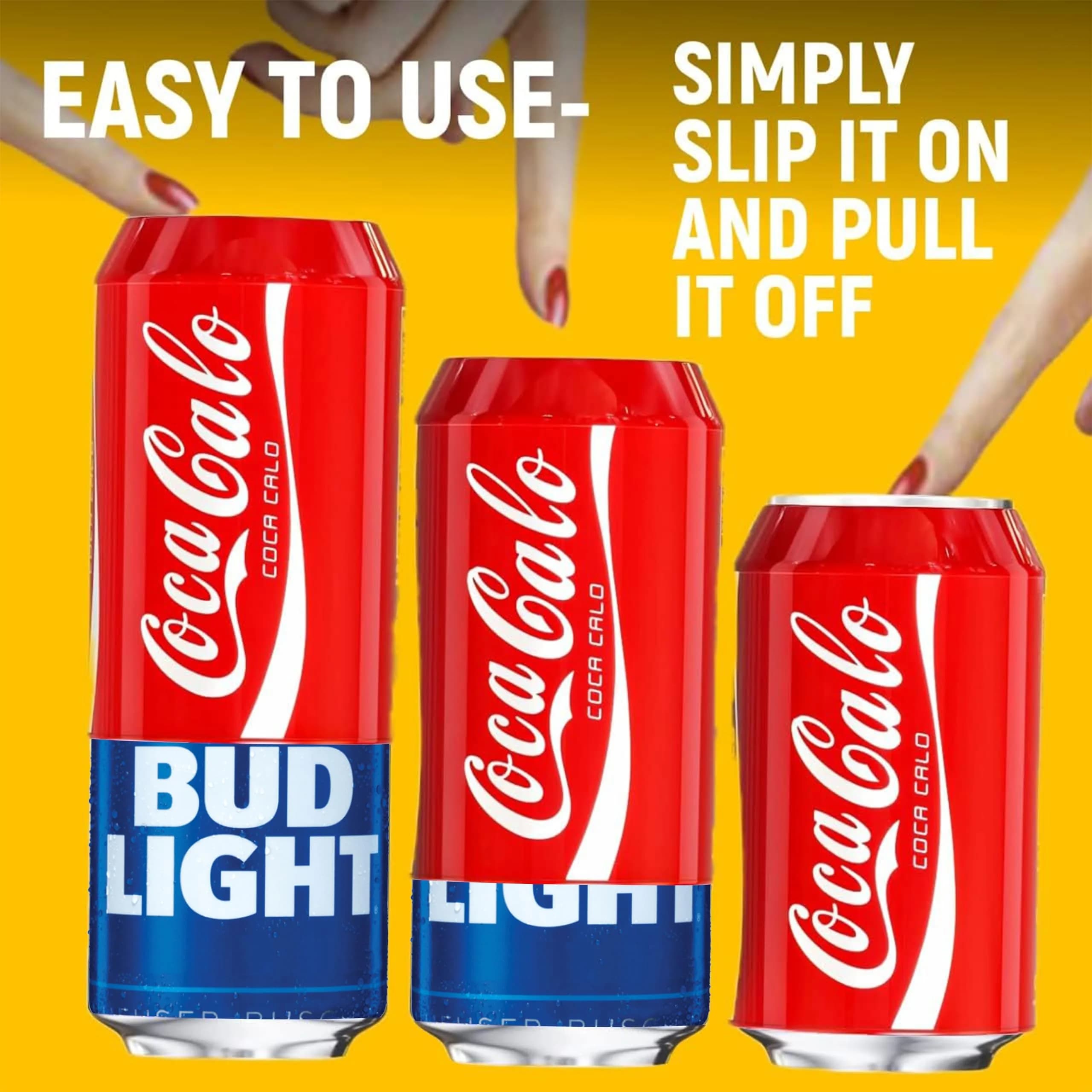 BeerSkin Silicone Can Covers that Look Like Soda 12 oz (355 ml) - 1 Pack | Fun Beverage Insulator for Parties & Outdoors - view 6