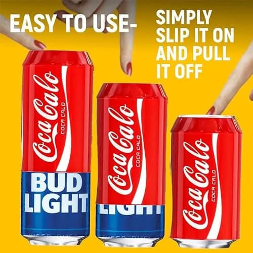BeerSkin Silicone Can Covers that Look Like Soda 12 oz (355 ml) - 1 Pack | Fun Beverage Insulator for Parties & Outdoors thumbnail 6