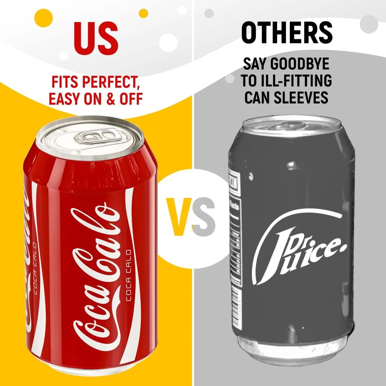 BeerSkin Silicone Can Covers that Look Like Soda 12 oz (355 ml) - 1 Pack | Fun Beverage Insulator for Parties & Outdoors - view 2