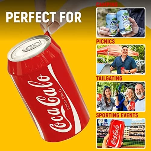 Skywin Silicone Can Covers that Look Like Soda 12 oz (355 ml) - 10 Pack | Fun Beverage Insulators for Parties & Outdoors thumbnail 3