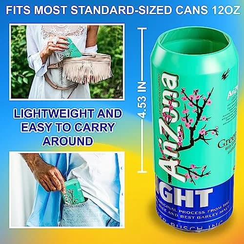 Skywin Silicone Can Covers that Look Like Soda 12 oz (355 ml) - 10 Pack | Fun Beverage Insulator for Parties & Outdoors thumbnail 3
