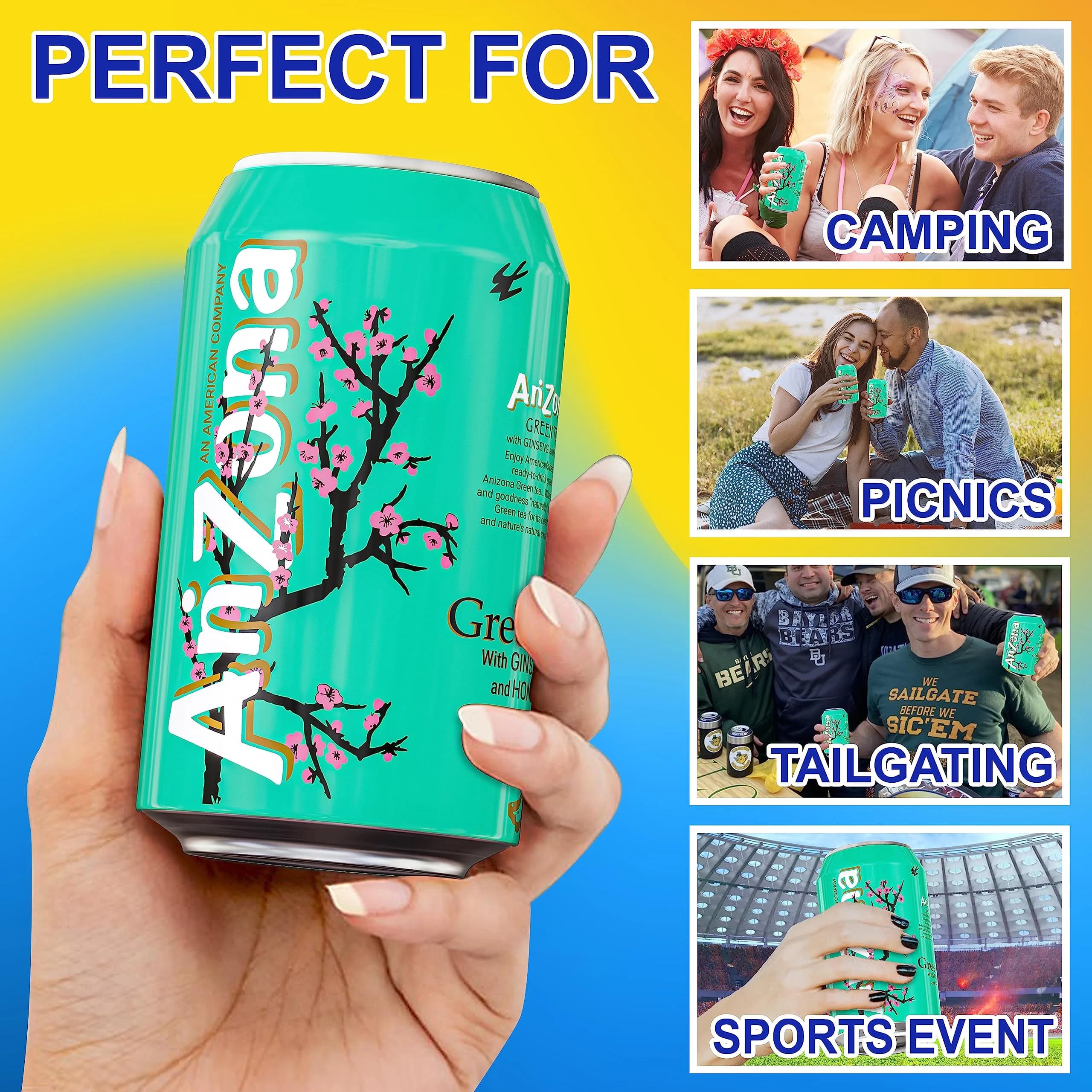 Skywin Silicone Can Covers that Look Like Soda 12 oz (355 ml) - 10 Pack | Fun Beverage Insulator for Parties & Outdoors - view 4