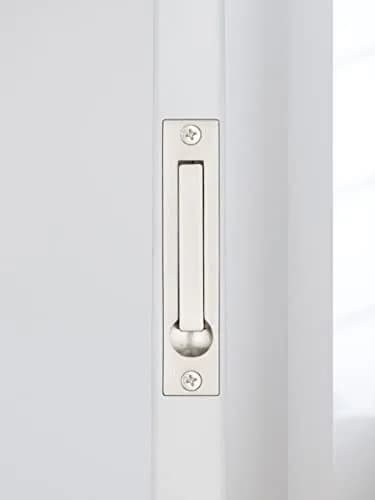 Dontay 4" Stainless Steel Pocket Door Edge Pull | Flush Mount Sliding Door Handle (Satin Nickel) thumbnail 4