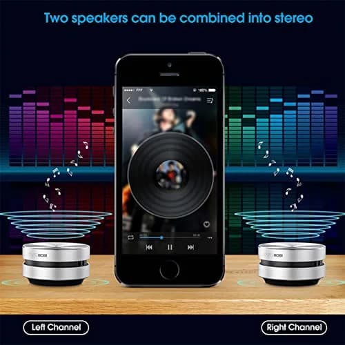 Henniu Bone Conduction Speakers 2 Pack Silver | DIY Sound Experience with BT 5.0 thumbnail 3