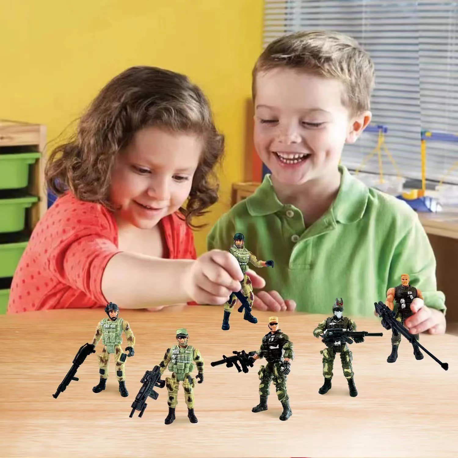 MQSTARSRISE Army Men Action Figures with Weapons | Detachable & Safe Plastic Playset thumbnail 5