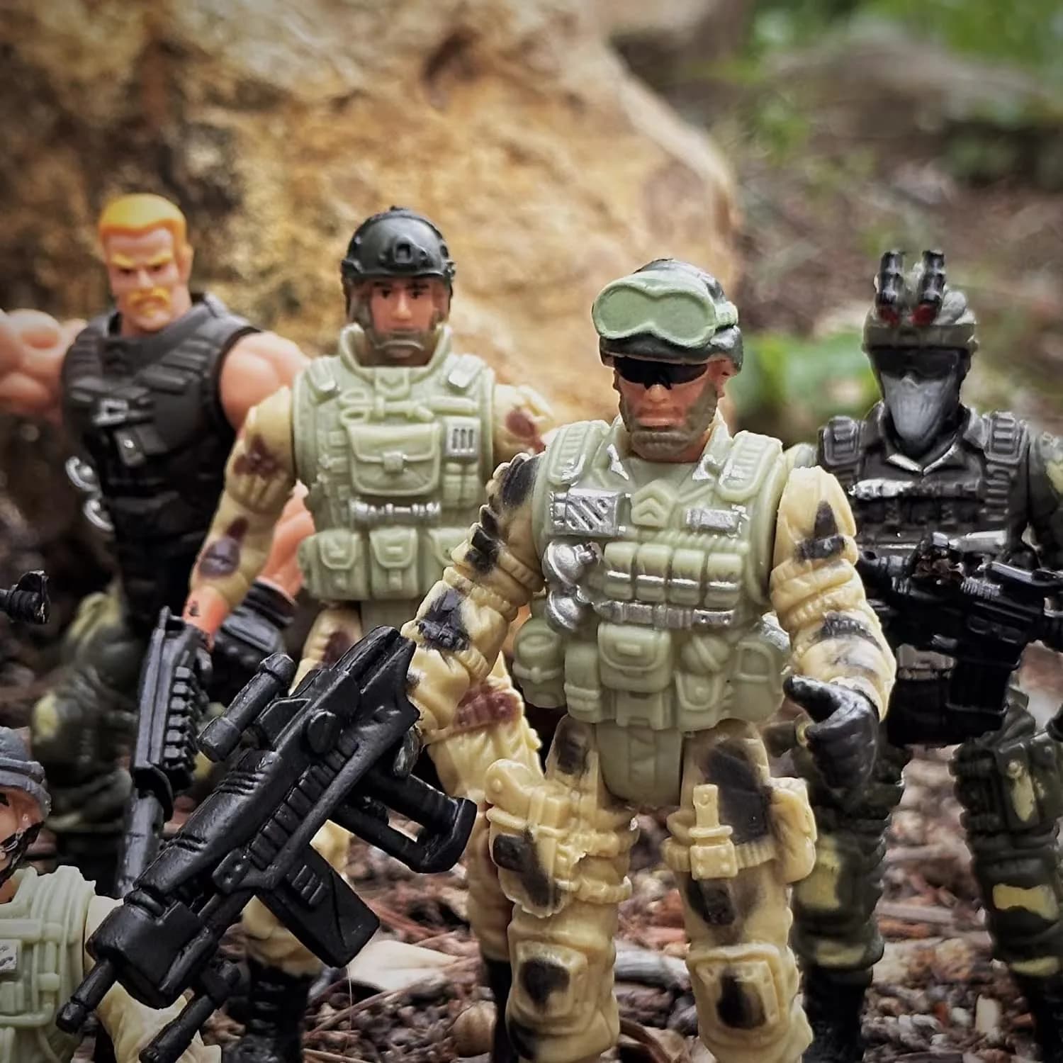 MQSTARSRISE Army Men Action Figures with Weapons | Detachable & Safe Plastic Playset thumbnail 7