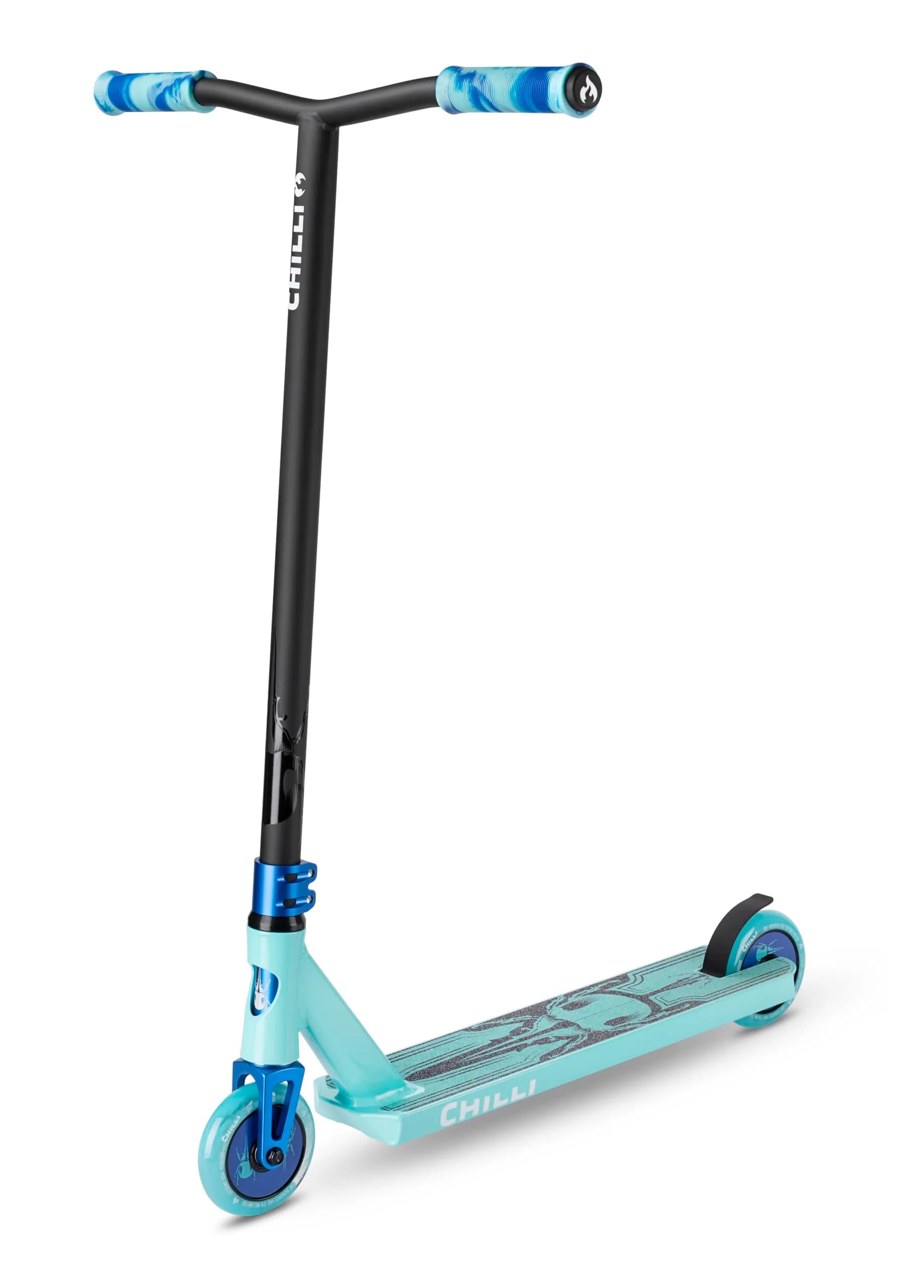 Chilli Pro Scooter Critter Blue Kick_Scooter 88cm | Extreme Freestyle for Ages 8+