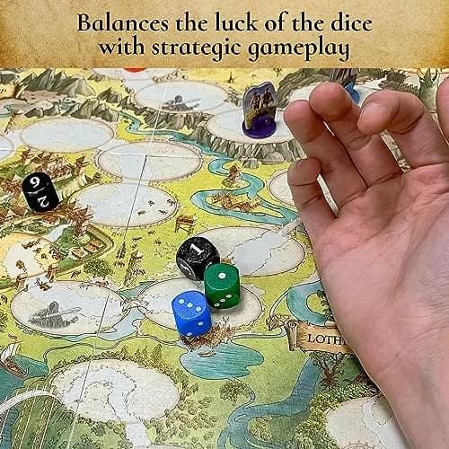 Thames & Kosmos Lord of the Rings Adventure to Mount Doom | Storytelling Board Game | Medium, Green thumbnail 5