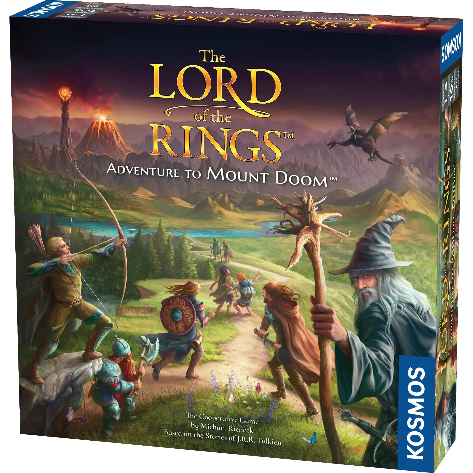 Thames & Kosmos Lord of the Rings Adventure to Mount Doom | Storytelling Board Game | Medium, Green