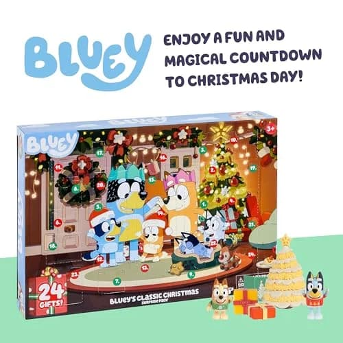 Bluey Advent Calendar 2026, 24 Days of Surprises, Mini Tree | Educational Toy for Kids Ages 3+ thumbnail 6