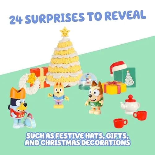 Bluey Advent Calendar 2026, 24 Days of Surprises, Mini Tree | Educational Toy for Kids Ages 3+ thumbnail 3