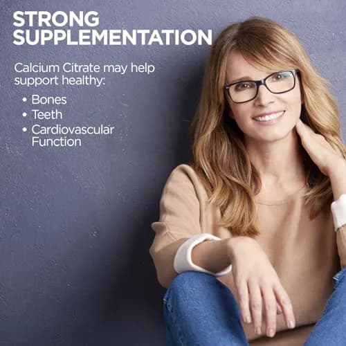KAL Calcium Citrate 1000 mg 240 Tablets | Bone, Teeth, Muscle & Heart Support — Chelated Calcium Citrate — 80 Servings — Gluten Free, Lab Verified thumbnail 3