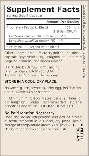 Jarrow Formulas Fem-Dophilus Probiotics 60 Veggie Caps (Pack of 12) | Vaginal & Urinary Tract Support thumbnail 9