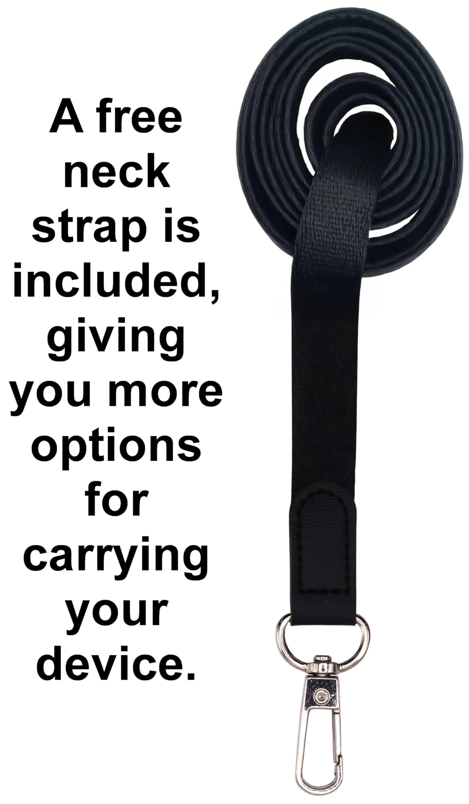 usastar-SNK Leather Case for Medtronic Minimed Insulin Pump 630G/640G/670G/770G/780G (All Models) - Vertical Black | Secure Carry for Diabetes Management - view 3