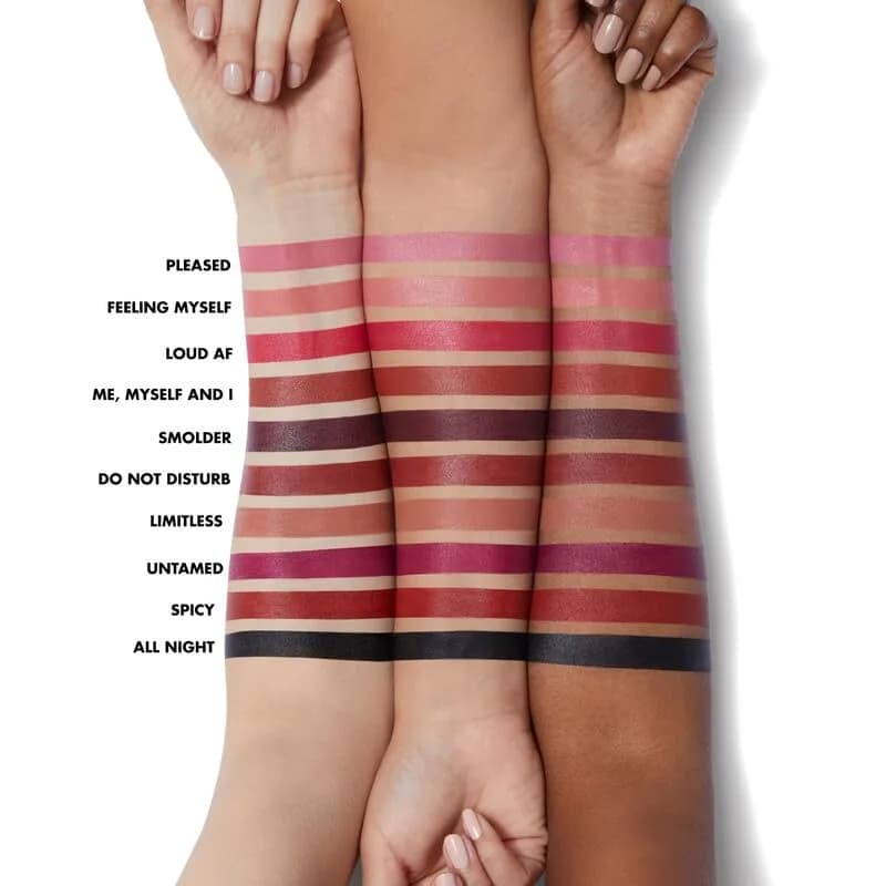 e.l.f. O Face Satin Lipstick Standing Ovation | Long-Lasting Creamy Lipstick with Squalane & Jojoba thumbnail 4