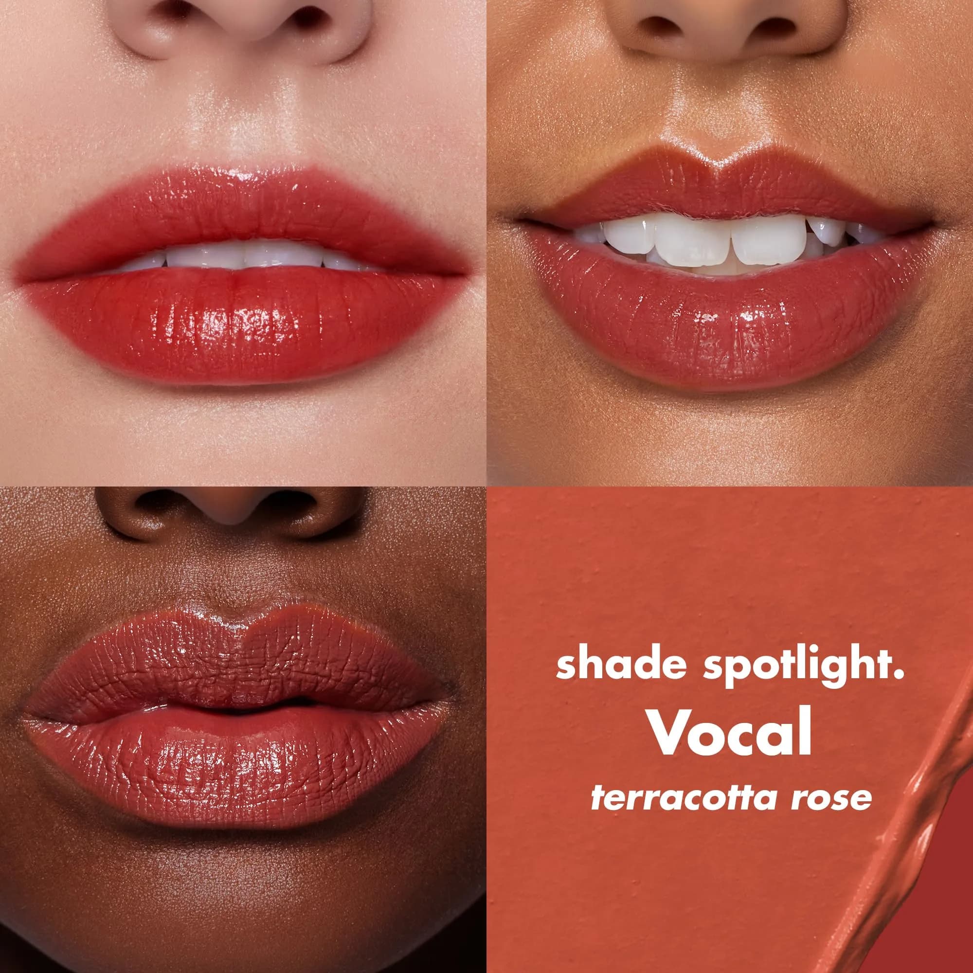 e.l.f. O Face Satin Lipstick Vocal | Richly Pigmented, Nourishing, Long-Lasting Creamy Lipstick - view 2