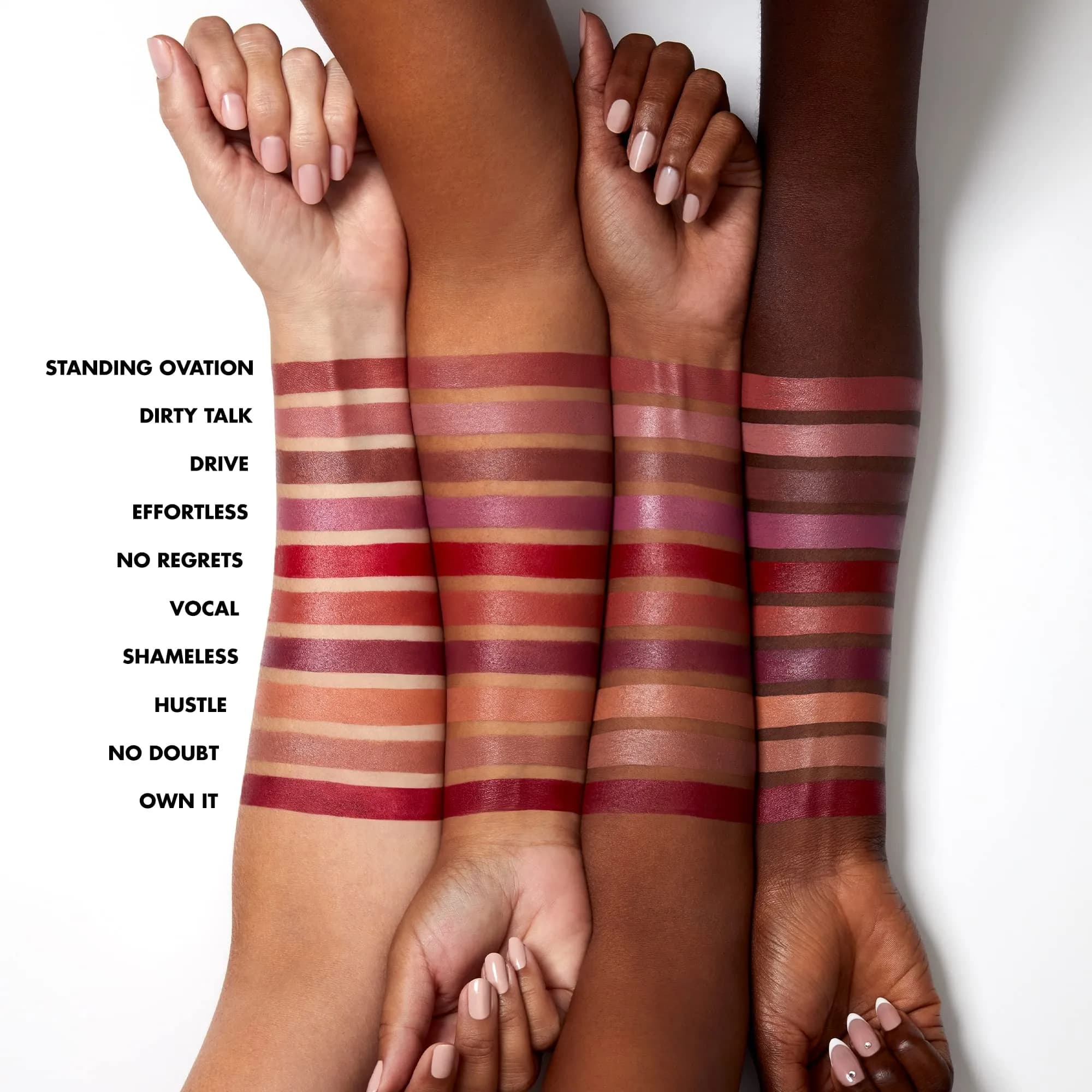 e.l.f. O Face Satin Lipstick Vocal | Richly Pigmented, Nourishing, Long-Lasting Creamy Lipstick - view 3