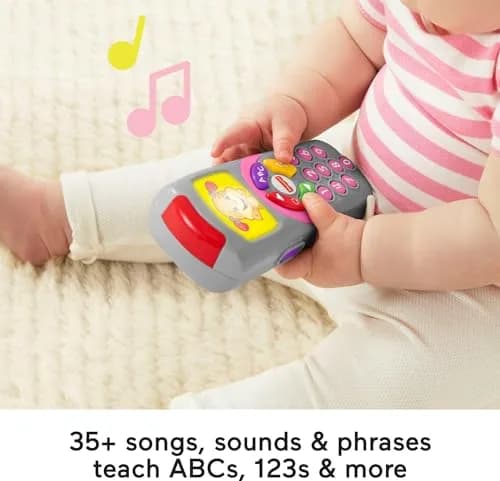 Fisher-Price Laugh & Learn Sis’ Remote Baby Learning Toy with Music & Lights | Ages 6+ Months thumbnail 3