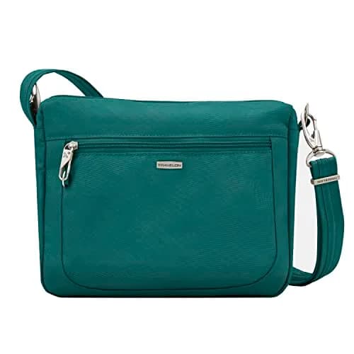 Travelon Anti-Theft Classic Small East/West Crossbody | RFID & Locking Security (70-120 chars) thumbnail 1
