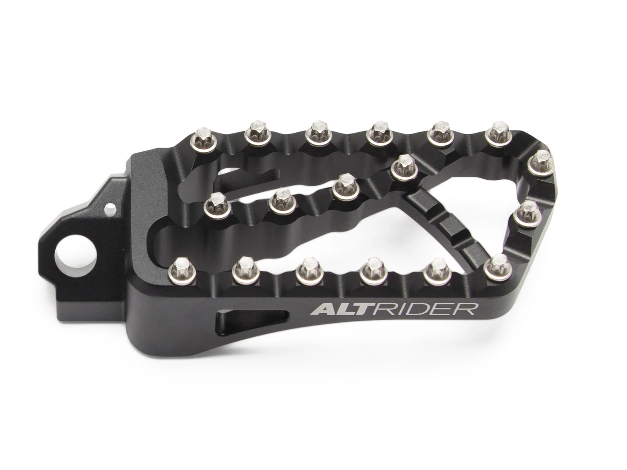 AltRider Adventure II Foot Pegs Compatible With Honda CRF1100 Africa Twin/ADV Sports - Heavy Duty Aluminum - High Traction Grip - Adjustable Height & Camber - Black - main product image