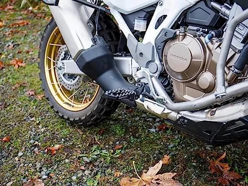 AltRider Adventure II Foot Pegs Compatible With Honda CRF1100 Africa Twin/ADV Sports - Heavy Duty Aluminum - High Traction Grip - Adjustable Height & Camber - Black thumbnail 3