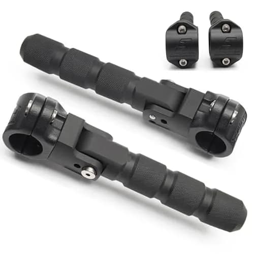 AltRider Universal Highway Pegs for Crash Bars Compatible With 7/8 Inch (22 mm) Diameter Bars | Heavy Duty, Rust-Resistant Motorcycle Foot Pegs thumbnail 2