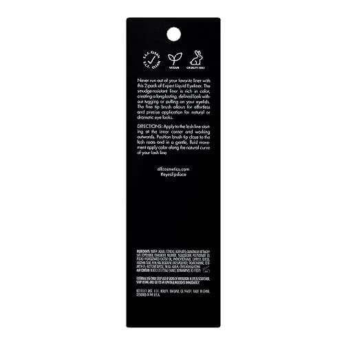 e.l.f. Expert Liquid Liner Jet Black 0.07 oz (2.07 ml) | Precise Definition with Smudge-Resistant Formula thumbnail 4