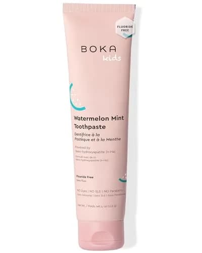 Boka Fluoride-Free Kids Toothpaste Watermelon Mint Nano Hydroxyapatite 113g (4 oz) | Enamel Strengthening thumbnail 1
