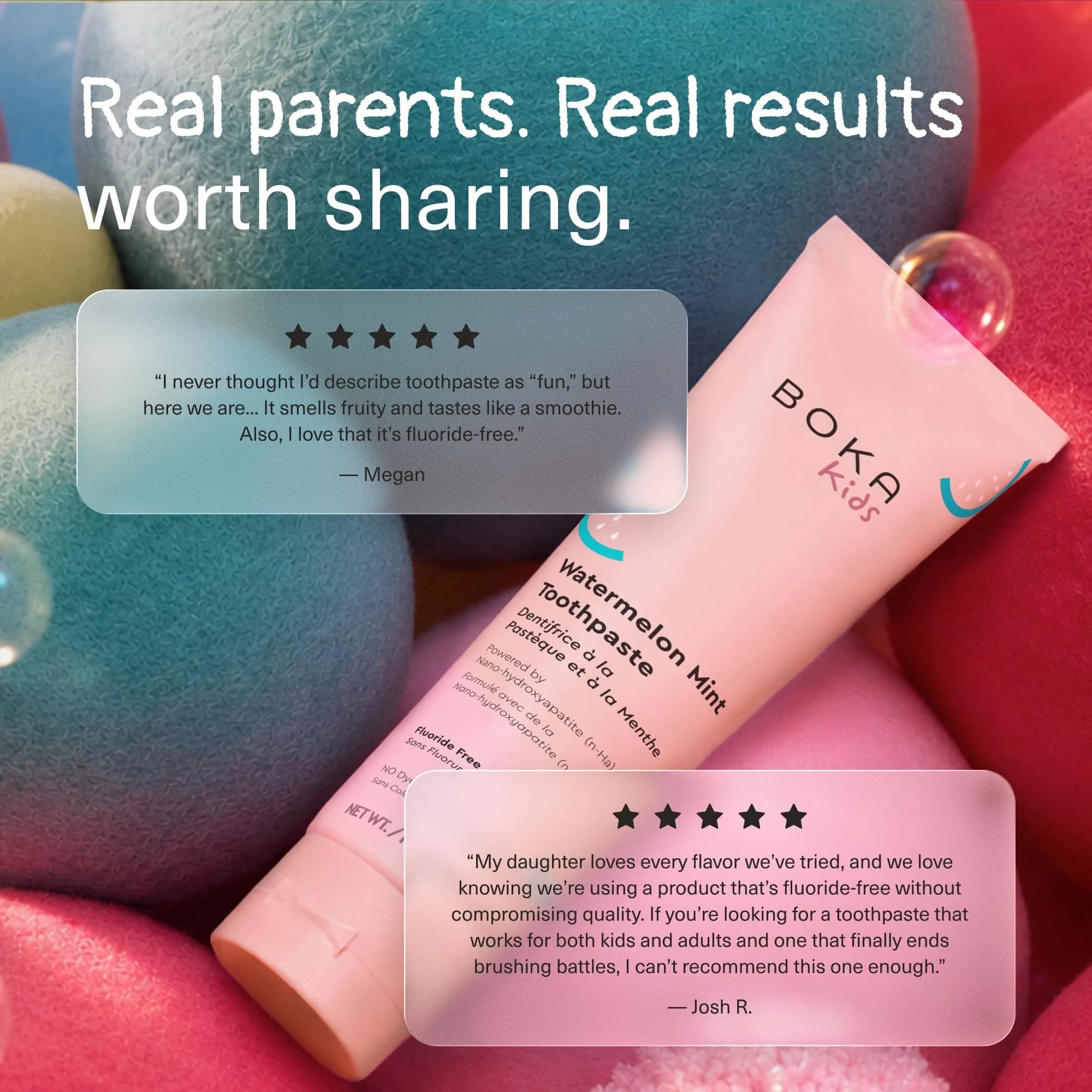 Boka Watermelon Mint Fluoride-Free Toothpaste for Kids, 4 oz | USA Imported Nano Hydroxyapatite Formula - view 8