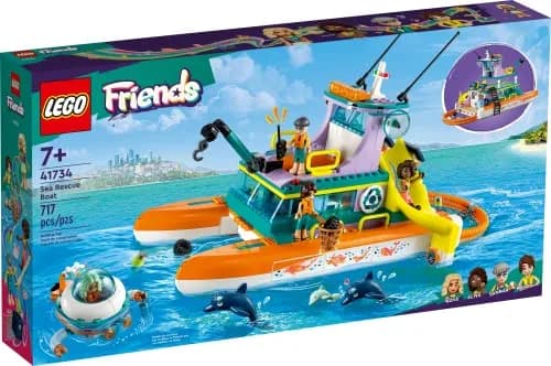 LEGO Friends Sea Rescue Boat 41734 | Ocean Life Role Play for Kids 7+ thumbnail 7