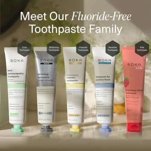 Boka Whitening Toothpaste with Nano Hydroxyapatite, 113g (4 Ounce) | Clinically Shown to Reduce Stains thumbnail 6