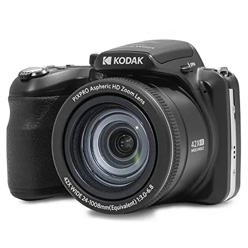 KODAK PIXPRO AZ425 20MP Digital Camera, 42x Optical Zoom, 24mm Wide Angle, Black | 1080p Full HD Video thumbnail 1