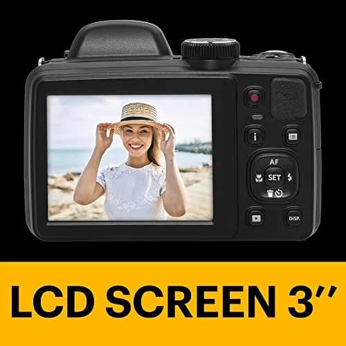 KODAK PIXPRO AZ425 20MP Digital Camera, 42x Optical Zoom, 24mm Wide Angle, Black | 1080p Full HD Video thumbnail 4