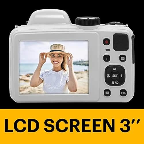 KODAK PIXPRO AZ425 20MP Digital Camera, 42x Optical Zoom, 1080p Full HD Video, White | 20.68 MP Effective Still Resolution thumbnail 4