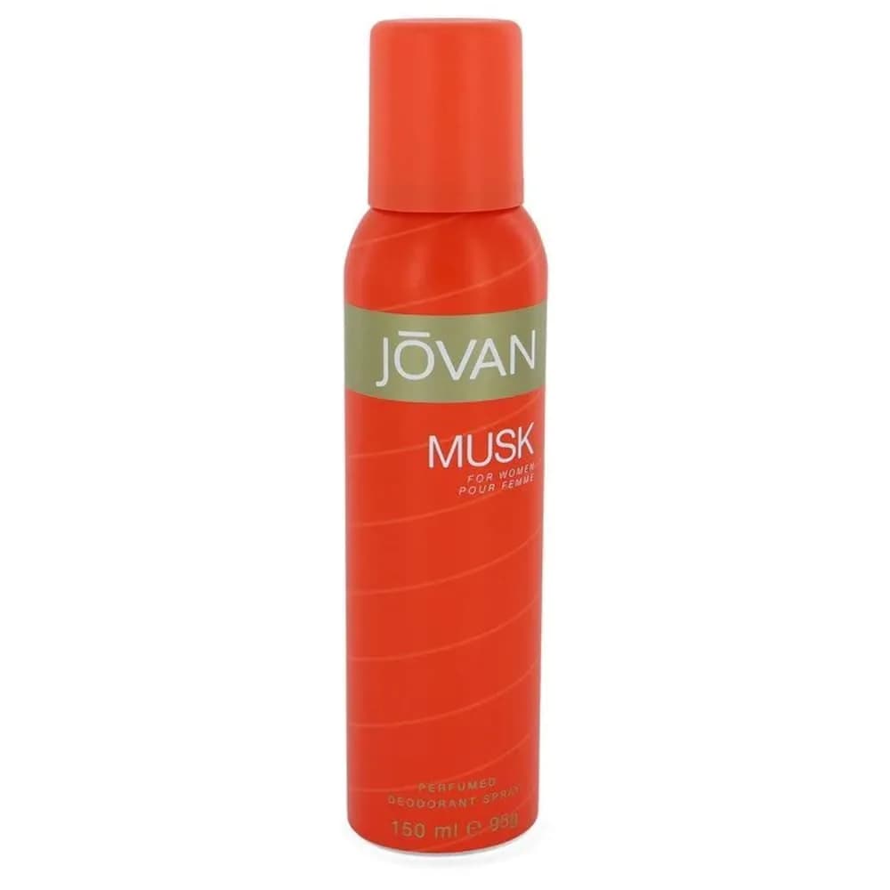 Jovan Musk Body Deodorant Spray 5 oz | Floral, Long-Lasting, Unisex — 5 Fl Oz