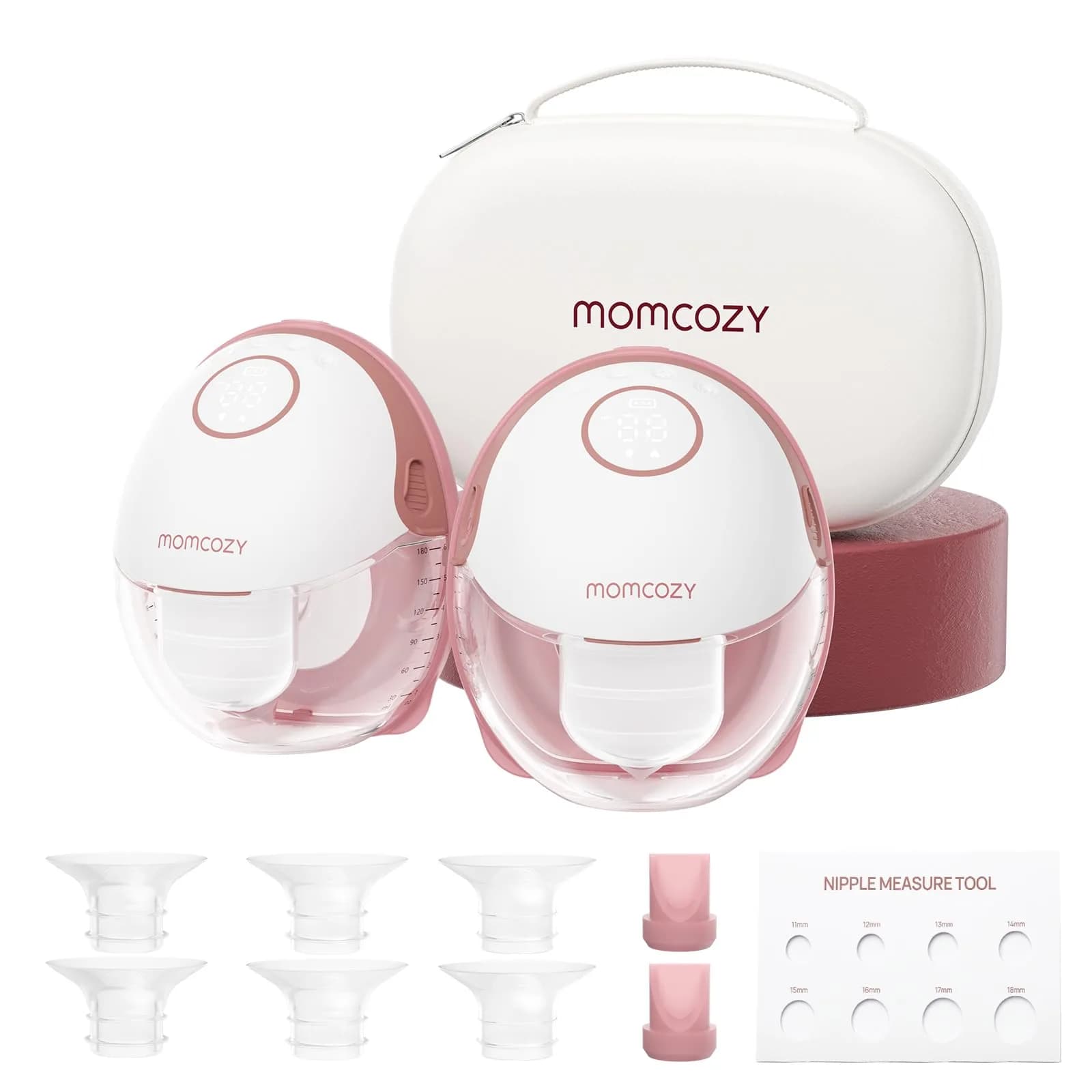 Momcozy Breast Pump Hands-Free Mobile Style Wearable M6 24mm | Discreet, Efficient & Comfortable for Moms - main product image