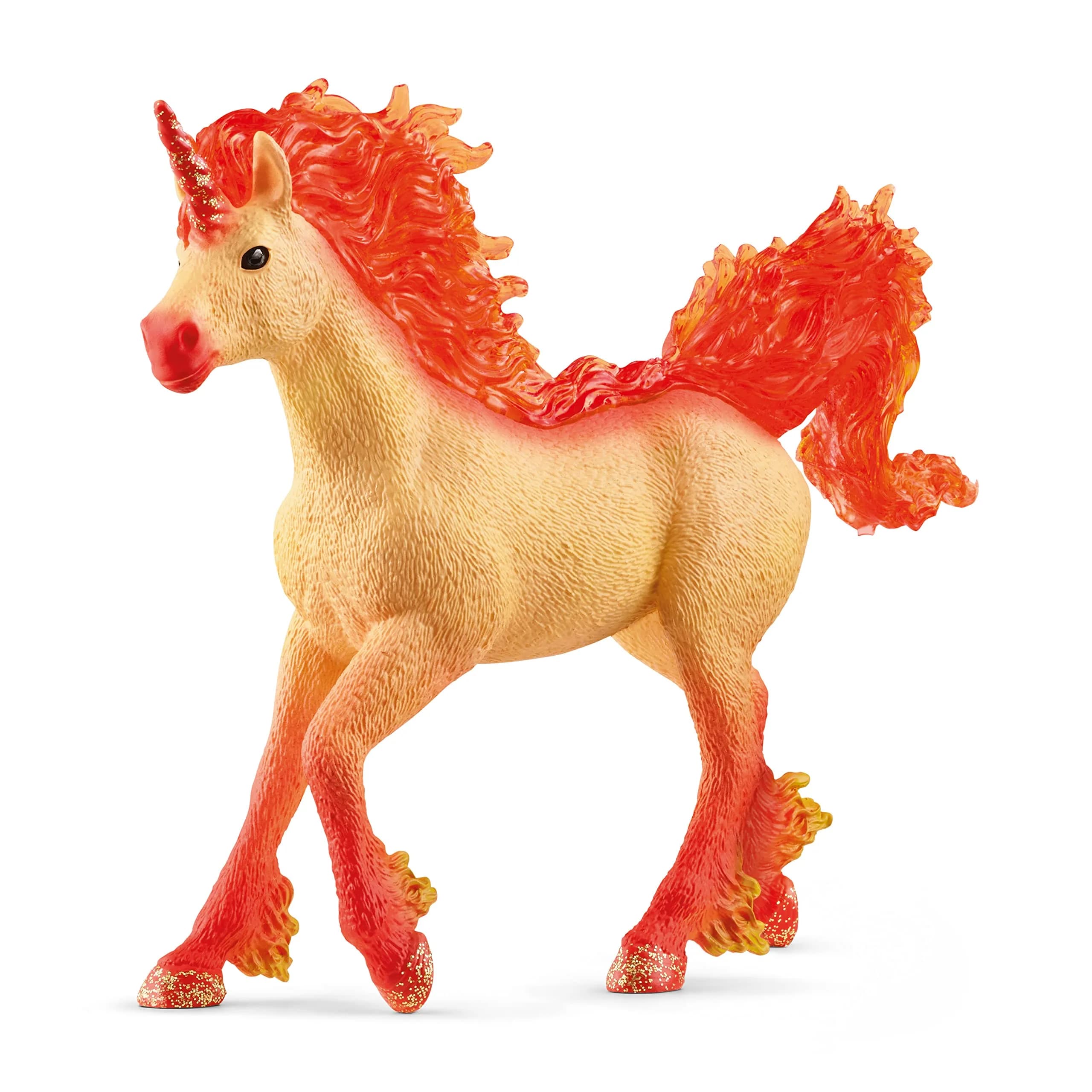 Schleich Bayala Elementa Fire Unicorn Stallion 5.7in | Fantasy Unicorn Toy for Kids 5+ — Elementa Fire Unicorn Stallion