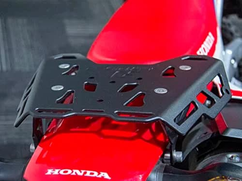 AltRider Motorcycle Luggage Rack Compatible with Honda CRF300L | Thick Aluminum Plate, Zero Snag Design, Pre-Drilled Holes, Black thumbnail 5