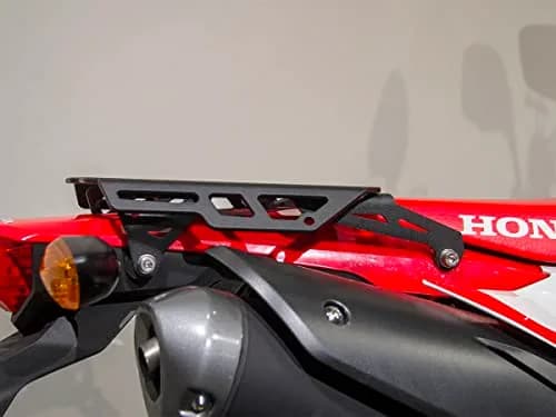 AltRider Motorcycle Luggage Rack Compatible with Honda CRF300L | Thick Aluminum Plate, Zero Snag Design, Pre-Drilled Holes, Black thumbnail 3