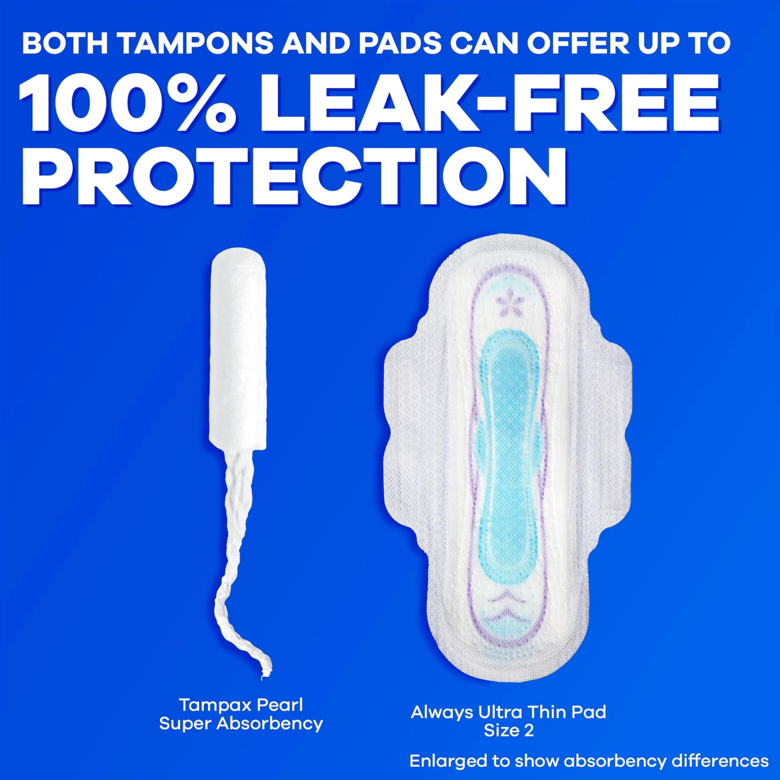 Tampax Pearl Tampons Multipack Super/Super Plus/Ultra Absorbency Unscented 102 Count | LeakGuard Braid for 8-Hour Protection - view 6