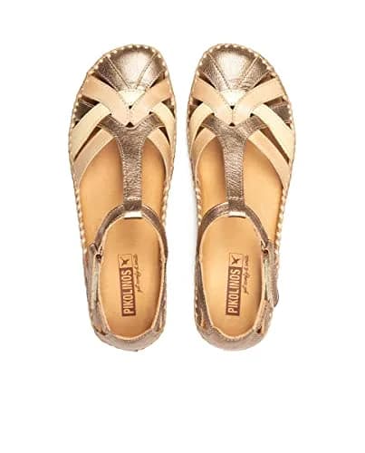 PIKOLINOS P. Vallarta Women’s Wedge Sandals | Leather | Gold | 11 US thumbnail 5