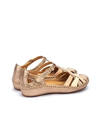 PIKOLINOS P. Vallarta Women’s Wedge Sandals | Leather | Gold | 11 US thumbnail 3