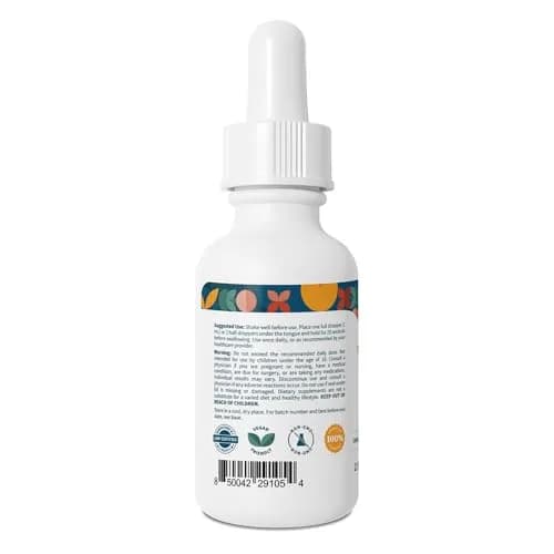 Pattern Wellness Vitamin B12 Liquid 2 fl. oz (60mL) – Vegan Citrus Flavor for Energy & Immunity Support thumbnail 2
